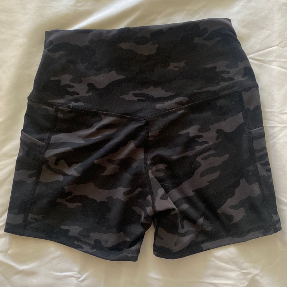 Amazon sunzel black camo biker shorts